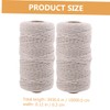 Operitacx 2 Rolls Cotton Butchers Twine Durable Cooking String for