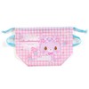 myu-kurudori-mi- Lunch Drawstring bag (Checked)