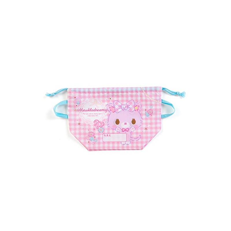 myu-kurudori-mi- Lunch Drawstring bag (Checked)