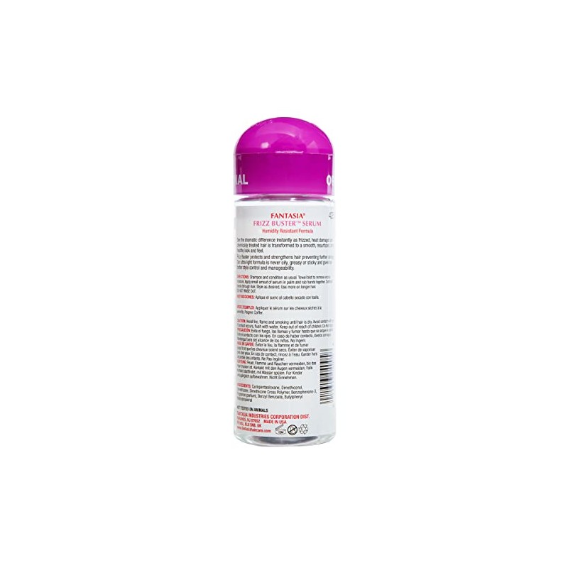 Fantasia Frizz Buster Serum 100% Effective for Frizzy, Heat Damaged