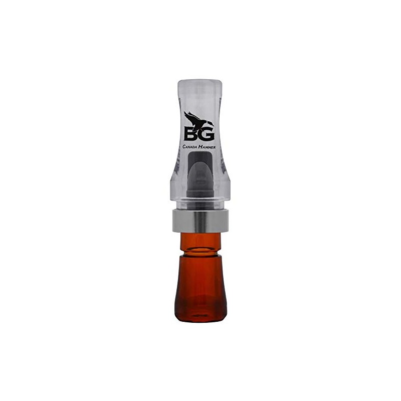 Buck Gardner BGC Canada Hammer Goose Call - Clear/Bourbon -