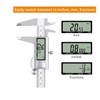 Digital Vernier Caliper, 150mm Caliper with Stainless Steel, Inch Millimeter