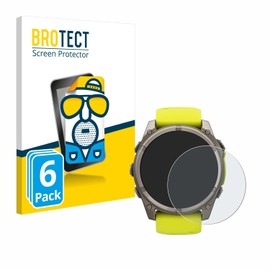 BROTECT Anti-Glare Screen Protector for Garmin Fenix 8 Solar (51mm) (Pack of 6) Matte Screen Protector Film Anti-Reflection Anti-Fingerprint