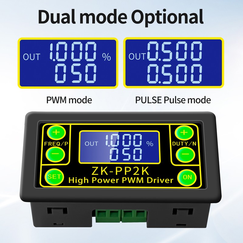 ZK-PP2K Signal Generator PWM Pulse Generator LED Stepper Motor Solenoid