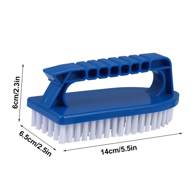 Mipcase 2pcs Heavy Duty Pool Cleaning Brush Handheld Scrub Brush