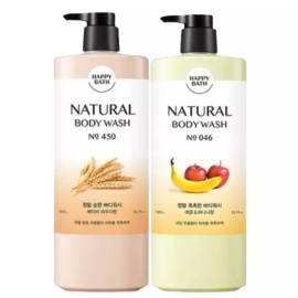 Happybath 해피바스 바디워시 정말촉촉한, 900g, 1개 + 정말순한, 900g, 1개 Happybath Body Wash Really Moisturizing, 900g, 1 piece + Really Gentle, 900g, 1 piece