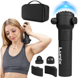 Lunix LX28 Deep Tissue Massage Gun Portable, Electric Vibration Massager Hand Held, Full Body Therapy