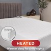 Sunbeam Electric Premium Water Resistant Restful Quilted Heated Mattress Pad,