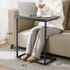 Pipishell C Shaped End Table 27 inches High, Side Table