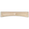 Castlewood Arched Raised Panel Valance, 48" W x 9" H