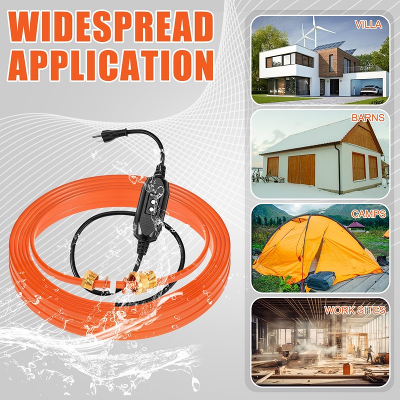 Relaxweex 50 Ft In Pipe Heating Cable Prevents from Freezing,