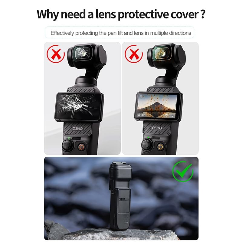 Coyktonty Camera Lens Protector Case for DJI Osmo Pocket 3