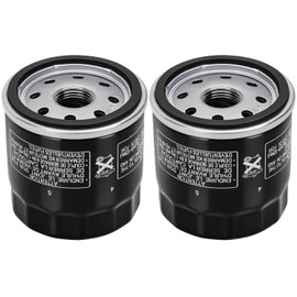 2 Pack 52114 Oil Filter Compatible with Hydro-Gear Transmission Filter Replaces Toro 109-3321, Ariens 21545100, Husqvarna 539113466, Exmark, Gravely, Bad Boy, Ferris for Lawn Mower