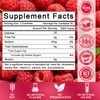 Glucose Gummies Raspberry Flavor, Quick Energy Fuel Support for Active