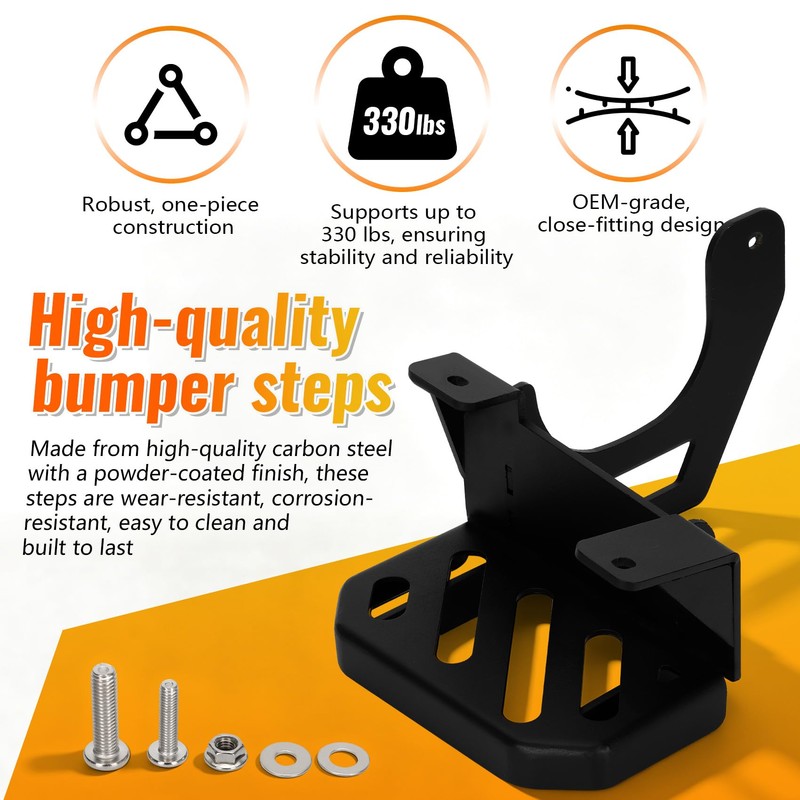 Rear Bed Step Compatible with 2023 2026 Ford F150 Tailgate