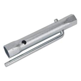 Sealey Ms158 Double End Long Reach Spark Plug Box Spanner 16/21Mm with L-Brace