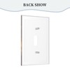 Decorative Art Light Switch Covers,1 Gang Single Toggle Duplex Outlet,Wall
