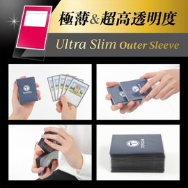 TOYGER Ultra Slim Outer Sleeve [Ultra Thin & Ultra Clear Oversleeve] Standard Size