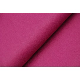 Handicraft Wool/Viscose Felt Fabric Material - Raspberry V7, 1Mtr 100cm x 90cm