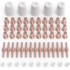 tooliom 60 Pcs Plasma Cutting Consumables Fit Cut 40 50