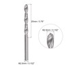 sourcing map Solid Carbide Drill Bits, 2.6mm C2/K20 Tungsten Carbide