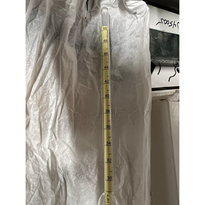 WL Walker W.L. Walker Certified API Gravity HYDROMETERS 30-50.