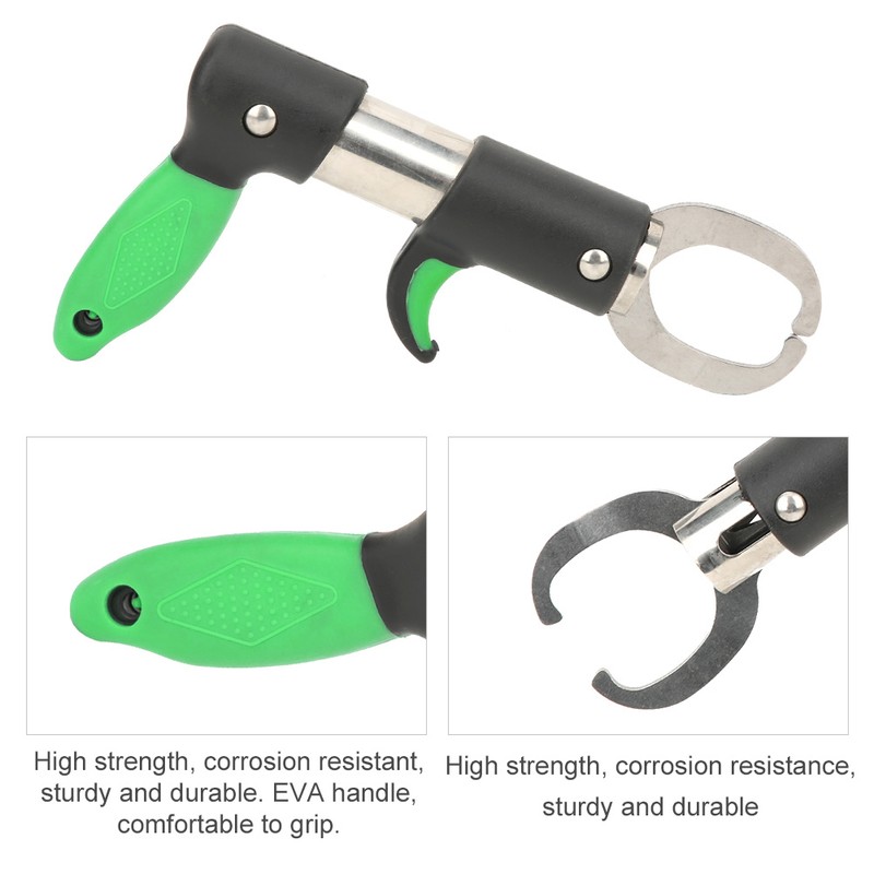 Stainless Steel Fish Control Lip Gripper Plier Lure Controller Clamp