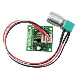 WINGONEER PWM DC Motor Speed Controller 1.8V 3V 5V 6V 7.2V 12V 2A Speed Regulator Adjustable Driver Wire Switch 30W