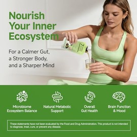 7-Day Liquid Probiotic Cleanse Sachets for Gut Health