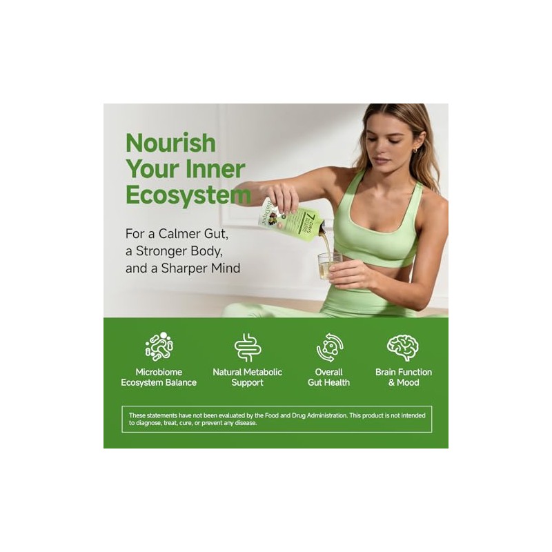 7-Day Liquid Probiotic Cleanse Sachets for Gut Health