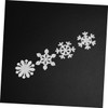 Vaguelly Snowflake Wall Sticker Decals 200pcs Fluorescent Snowflake Decals Easy