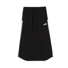 Puma Core HERITAGE MX Casual Sports Skirt, Long Skirt, 686886 Women's, 25 Spring Summer Color Puma Black (01), L