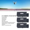 3pcs 3.7V 1800mah Lithium Battery For S6 G6 Folding RC