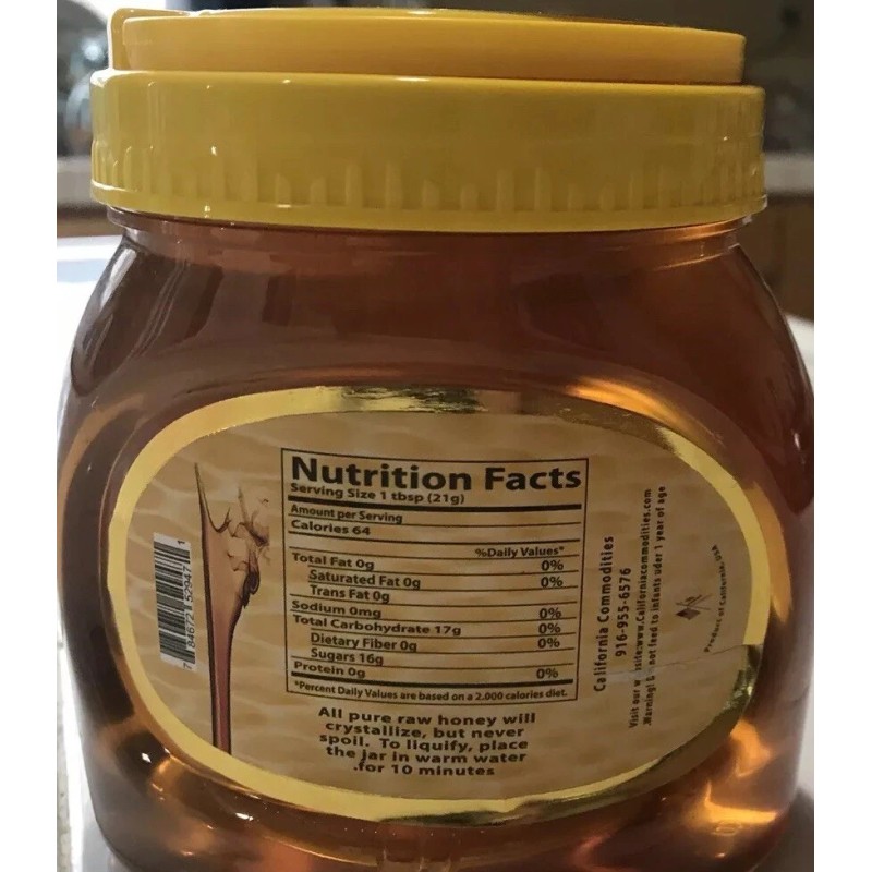 HONEY HEAVEN 32 OZ (2 LB) CALIFORNIA ORANGE BLOSSOM HONEY-