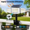 Clip on Solar Lights Outdoor, 231 LEDs Motion Sensor Flood