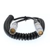 DRRI 2B 8 core Male to 8 core Female Coiled