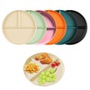 SJDOFU Divided Dinner Plates, 6 PCS Divided Diet Plates, Reusable