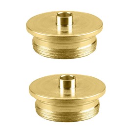 GULUANT 2 Pack Replacement 42054 Brass Router Template Guide I.D. 1/4 Inch O.D. 5/16 Inch for Porter Cable for Big Horn 19666