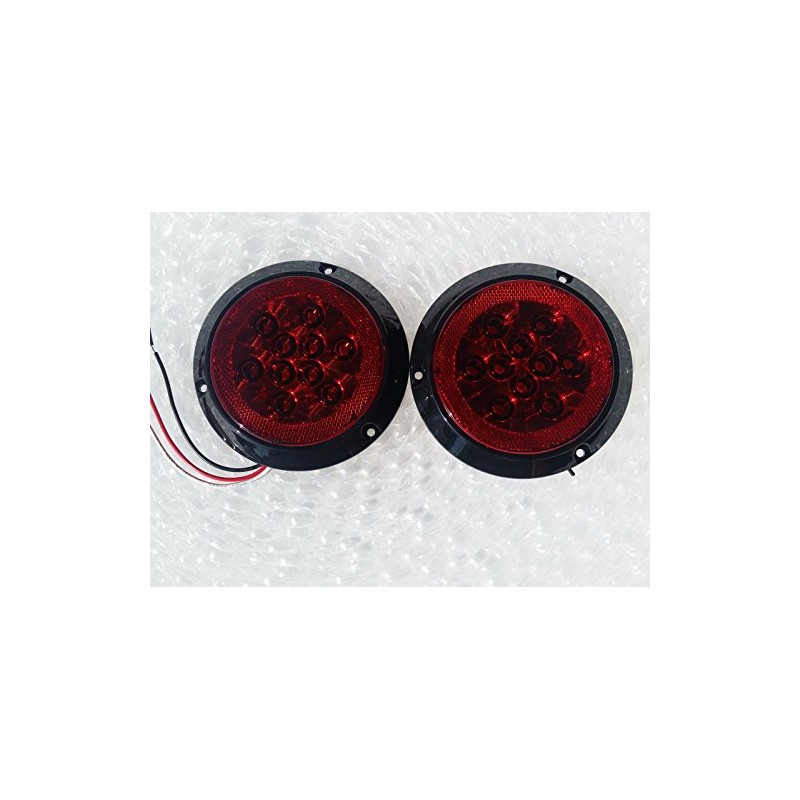 GCD (2)- 4" TJ YJ CJ MJ Wrangler RUBICON RED