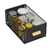Pull out Cabinet Organizer Fixed with Adhesive Nano Film, Simple