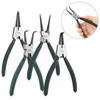4 Piece 7 Inch Internal/External Snap Ring Pliers Set Heavy