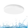 LVWIT 18 W LED Round Ceiling Light, IP65 Waterproof Bathroom