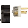 Leviton 20 Amp, 250 Volt, Straight Blade, Angle Plug, Industrial