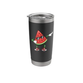 Watermelon Summer Fruits Cool Dabbing Sunglasses Food Stainless Steel Insulated Tumbler