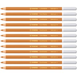 Chalk-Pastel Pencil - STABILO CarbOthello - Pack of 12 - Burnt Ochre