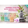 Derma V10 Foot Pack Mask (6 Pack) Deep Moisturising (Tea