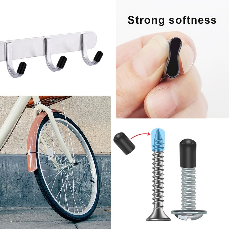 HLIWS Bolt Thread Protector Flexible End Caps, Screw Thread Protection,