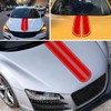JNNJ Car Hood Strip Sticker, Body Side Skirt Roof Bonnet