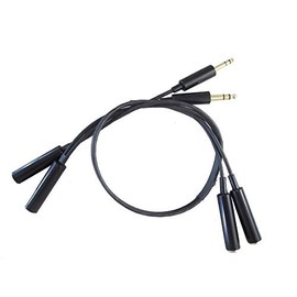 FARO Aircraft Double Headset Y Adapter