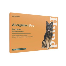 vetevo Allergy Test Pro Dog, Incompatibility Test Dogs 150+ Incompatibilities Saliva Sample for Itching & Digestive Problems, Test Winner